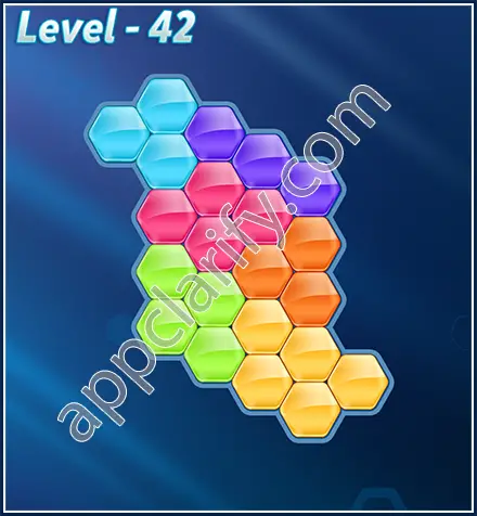 Block! Hexa Puzzle Rotate Semi-pro Level 42 Solution