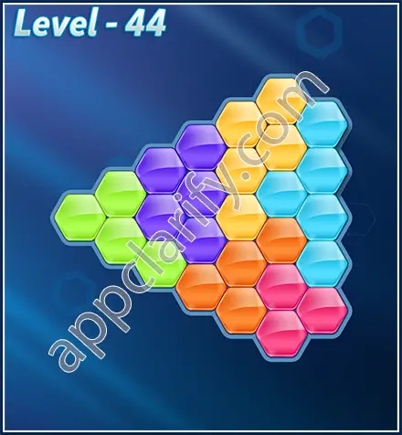 Block! Hexa Puzzle Rotate Semi-pro Level 44 Solution