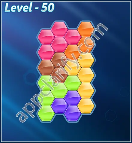 Block! Hexa Puzzle Rotate Semi-pro Level 50 Solution