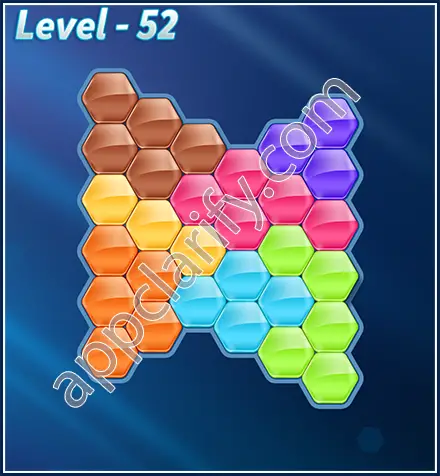 Block! Hexa Puzzle Rotate Semi-pro Level 52 Solution