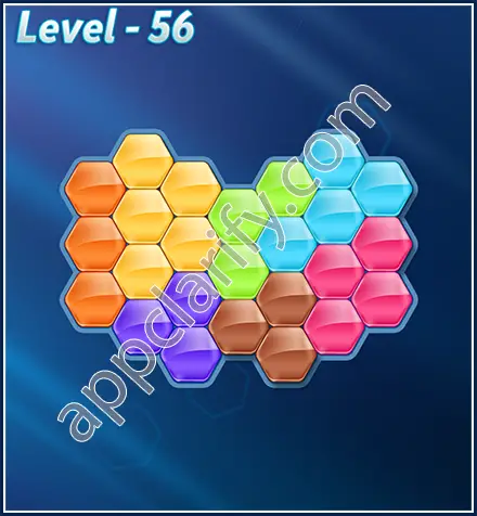 Block! Hexa Puzzle Rotate Semi-pro Level 56 Solution