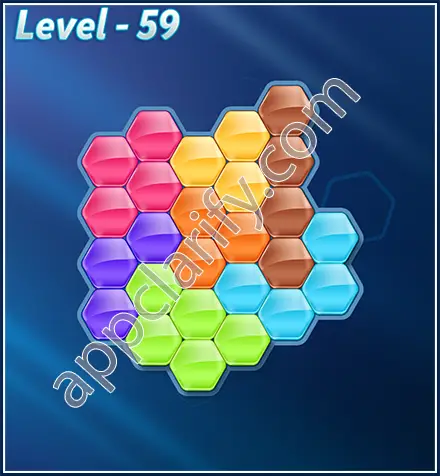 Block! Hexa Puzzle Rotate Semi-pro Level 59 Solution