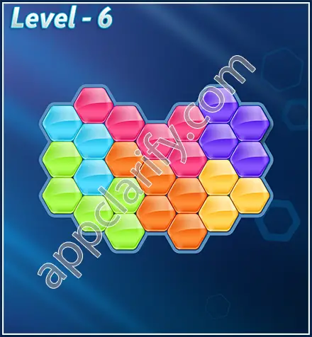 Block! Hexa Puzzle Rotate Semi-pro Level 6 Solution