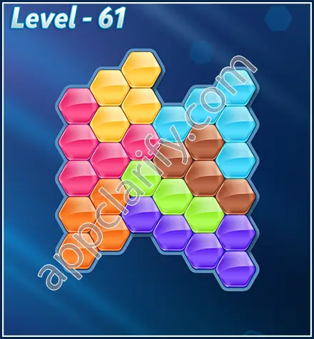Block! Hexa Puzzle Rotate Semi-pro Level 61 Solution