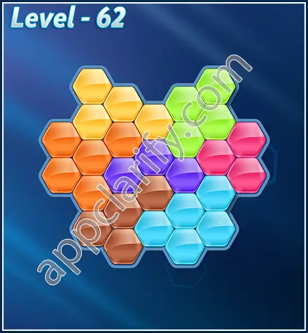 Block! Hexa Puzzle Rotate Semi-pro Level 62 Solution