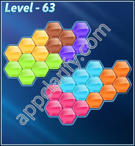 Block! Hexa Puzzle Rotate Semi-pro Level 63 Solution