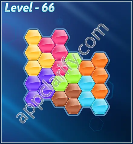 Block! Hexa Puzzle Rotate Semi-pro Level 66 Solution