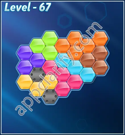 Block! Hexa Puzzle Rotate Semi-pro Level 67 Solution