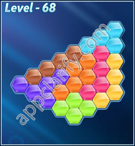 Block! Hexa Puzzle Rotate Semi-pro Level 68 Solution