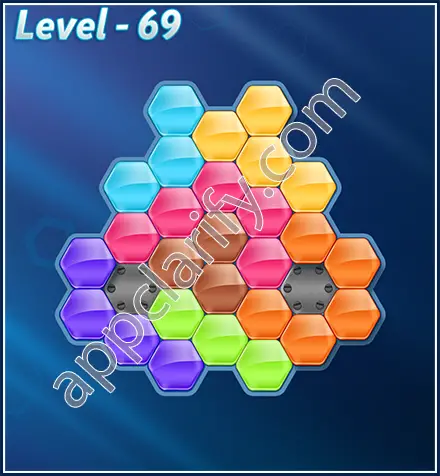 Block! Hexa Puzzle Rotate Semi-pro Level 69 Solution