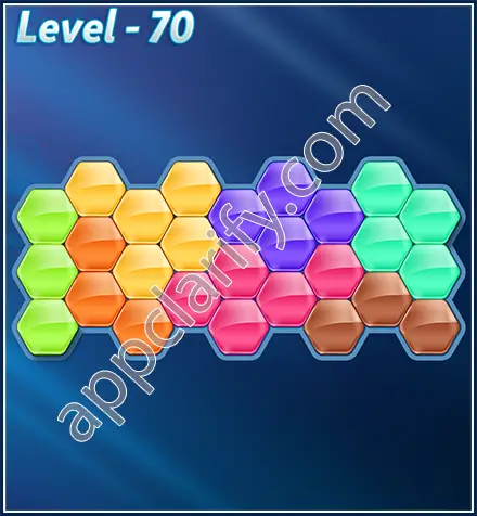 Block! Hexa Puzzle Rotate Semi-pro Level 70 Solution