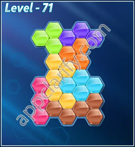 Block! Hexa Puzzle Rotate Semi-pro Level 71 Solution