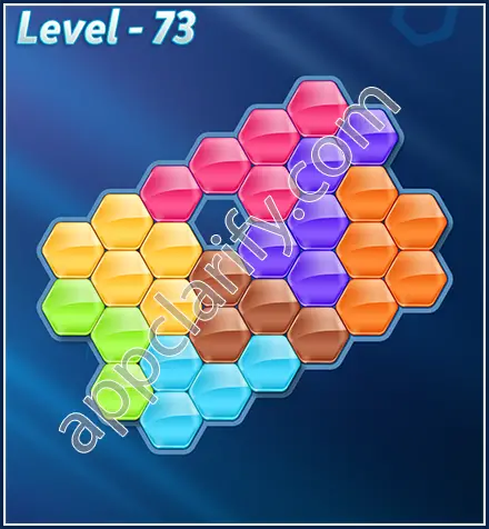 Block! Hexa Puzzle Rotate Semi-pro Level 73 Solution