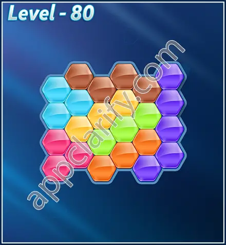 Block! Hexa Puzzle Rotate Semi-pro Level 80 Solution