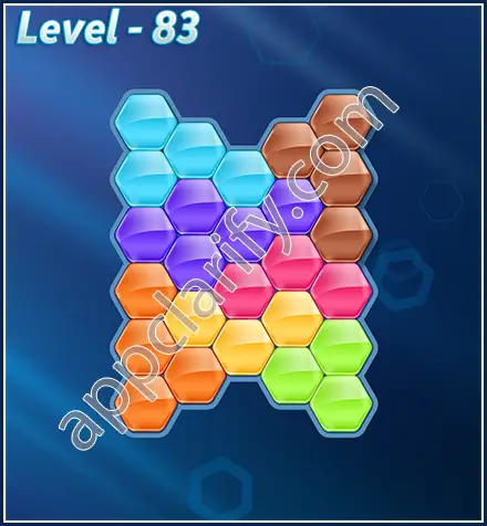 Block! Hexa Puzzle Rotate Semi-pro Level 83 Solution