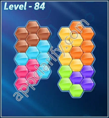 Block! Hexa Puzzle Rotate Semi-pro Level 84 Solution