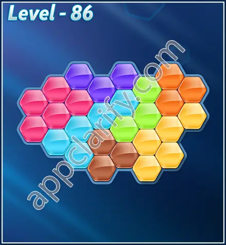 Block! Hexa Puzzle Rotate Semi-pro Level 86 Solution