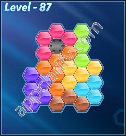 Block! Hexa Puzzle Rotate Semi-pro Level 87 Solution