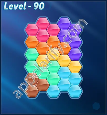 Block! Hexa Puzzle Rotate Semi-pro Level 90 Solution