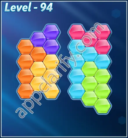 Block! Hexa Puzzle Rotate Semi-pro Level 94 Solution