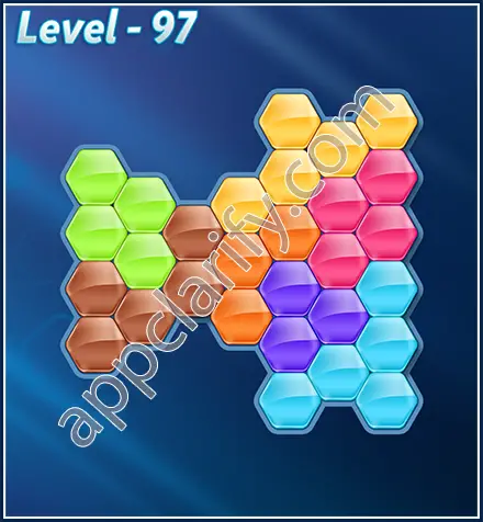 Block! Hexa Puzzle Rotate Semi-pro Level 97 Solution