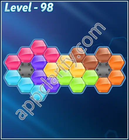 Block! Hexa Puzzle Rotate Semi-pro Level 98 Solution