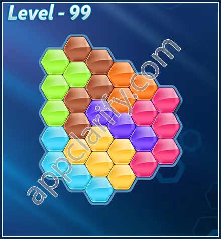 Block! Hexa Puzzle Rotate Semi-pro Level 99 Solution