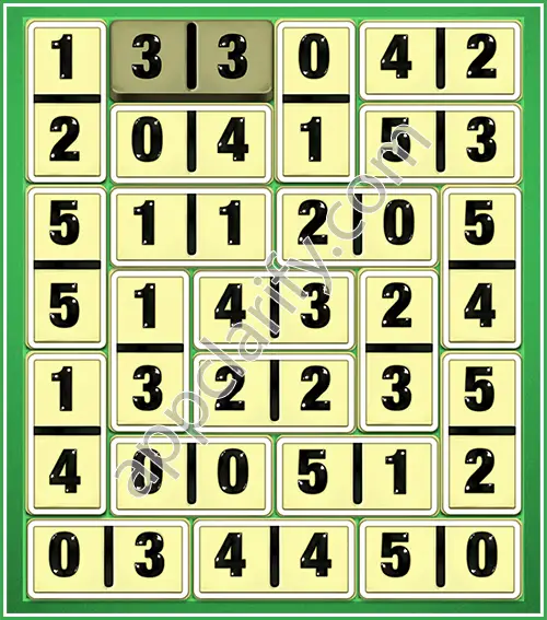 Dominosa King Of Pairs Level 5-10 Solution