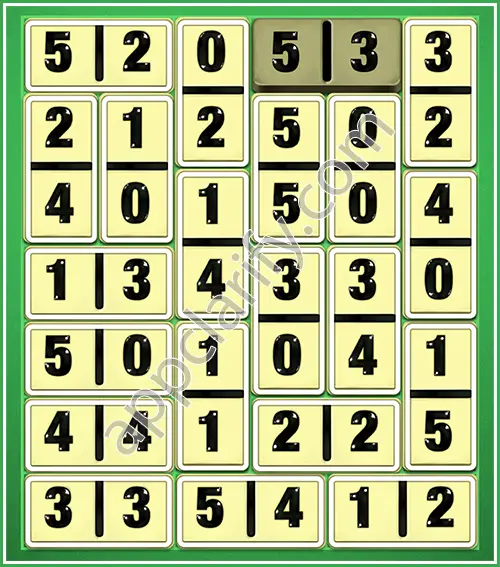 Dominosa King Of Pairs Level 5-13 Solution