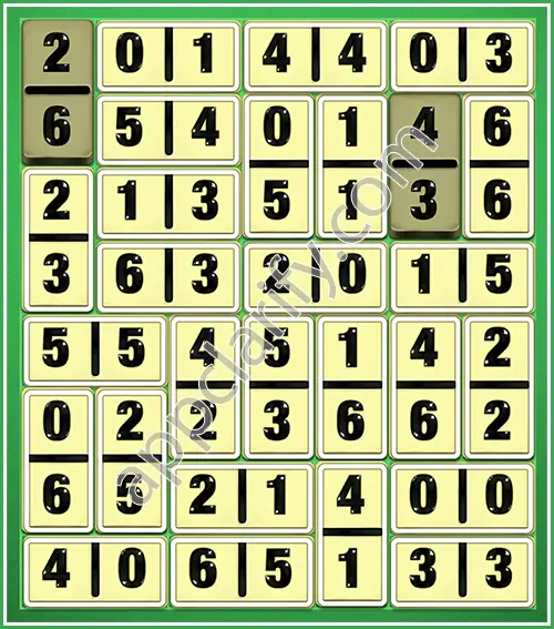 Dominosa King Of Pairs Level 5-15 Solution