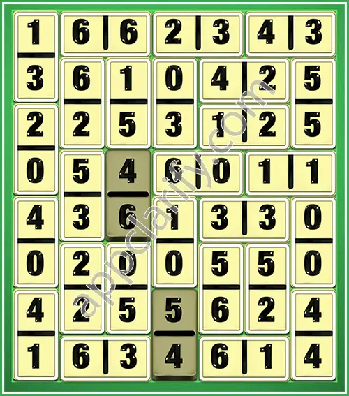 Dominosa King Of Pairs Level 5-18 Solution