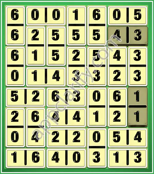 Dominosa King Of Pairs Level 5-19 Solution
