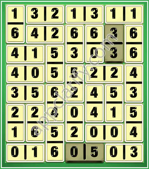 Dominosa King Of Pairs Level 5-20 Solution