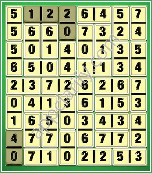 Dominosa King Of Pairs Level 5-26 Solution