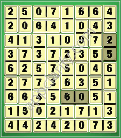 Dominosa King Of Pairs Level 5-31 Solution
