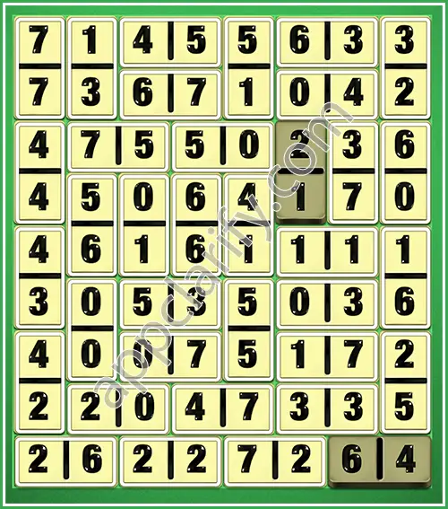 Dominosa King Of Pairs Level 5-35 Solution