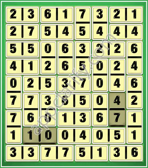 Dominosa King Of Pairs Level 5-40 Solution