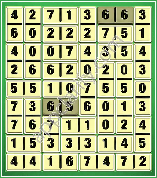 Dominosa King Of Pairs Level 5-45 Solution