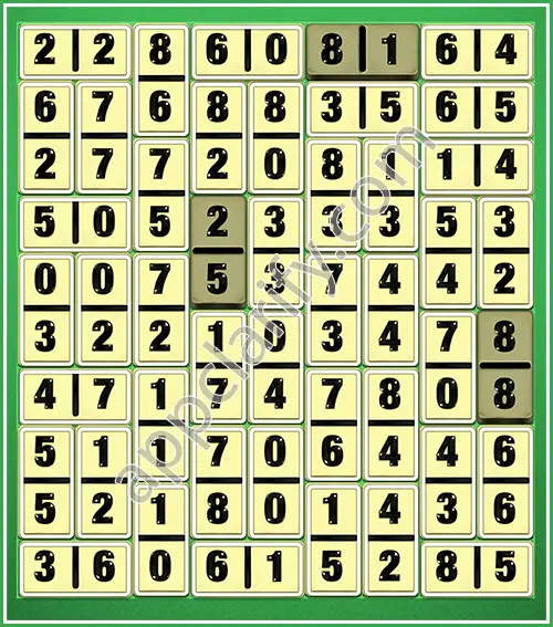 Dominosa King Of Pairs Level 5-50 Solution