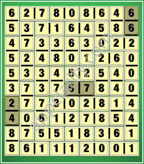 Dominosa King Of Pairs Level 5-53 Solution