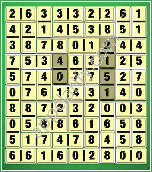 Dominosa King Of Pairs Level 5-55 Solution