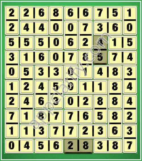 Dominosa King Of Pairs Level 5-57 Solution