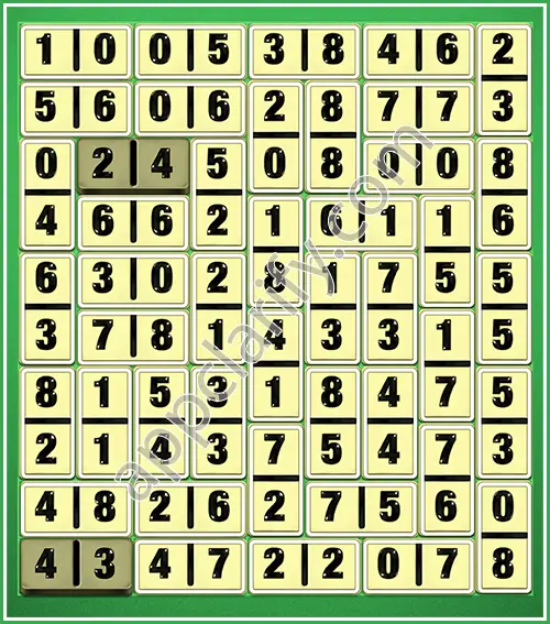 Dominosa King Of Pairs Level 5-60 Solution