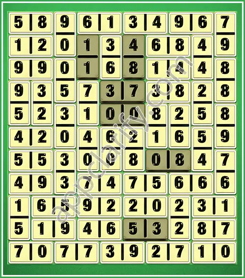 Dominosa King Of Pairs Level 5-71 Solution