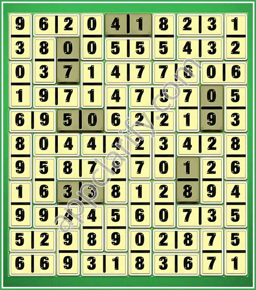 Dominosa King Of Pairs Level 5-73 Solution