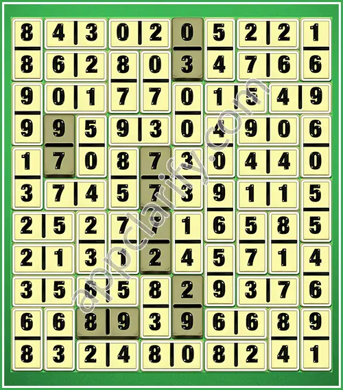 Dominosa King Of Pairs Level 5-78 Solution