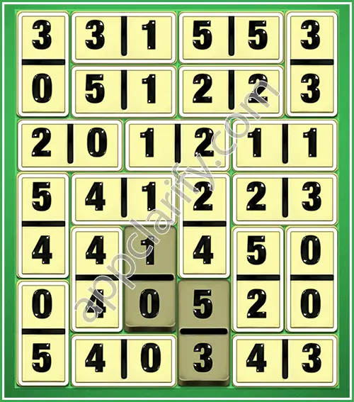 Dominosa King Of Pairs Level 5-8 Solution