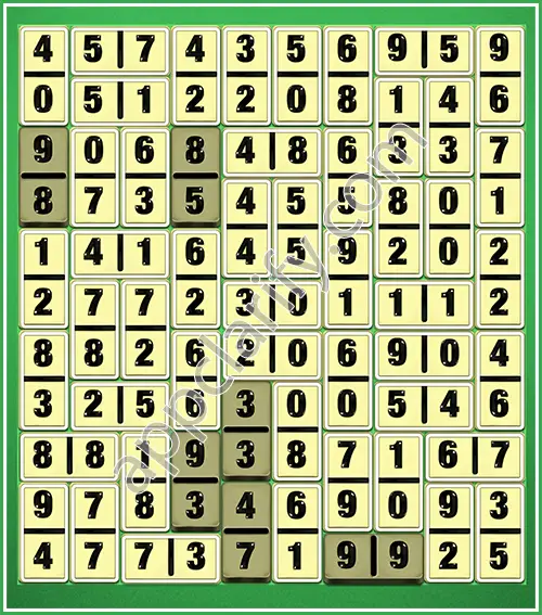 Dominosa King Of Pairs Level 5-80 Solution