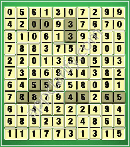Dominosa King Of Pairs Level 5-82 Solution