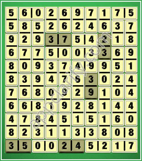 Dominosa King Of Pairs Level 5-88 Solution